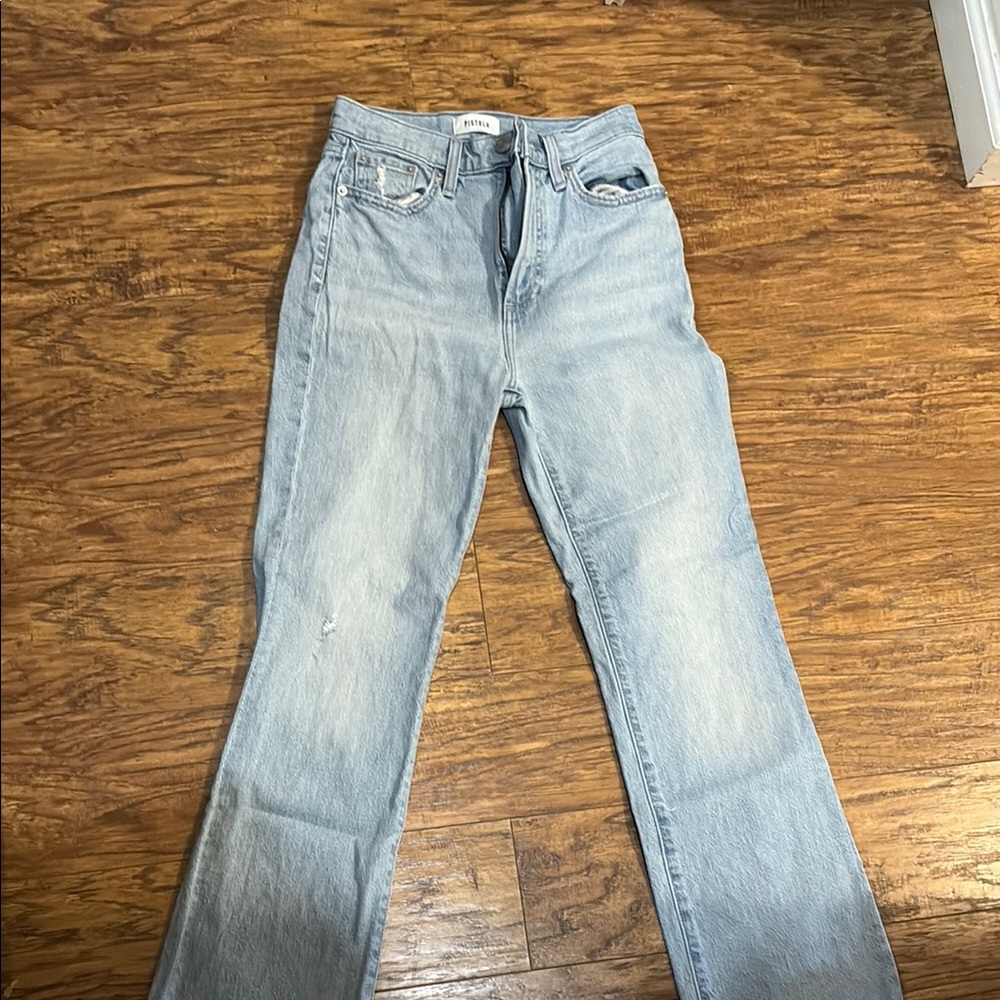 Pistola Blue Straight Leg Jeans